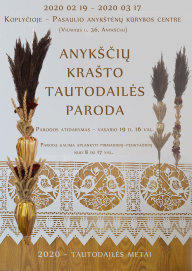 Anykštėnų tautodailės parodos atidarymas 