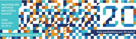 Nacionalinės bibliotekų savaitės virtualūs renginiai Anykščių bibliotekoje