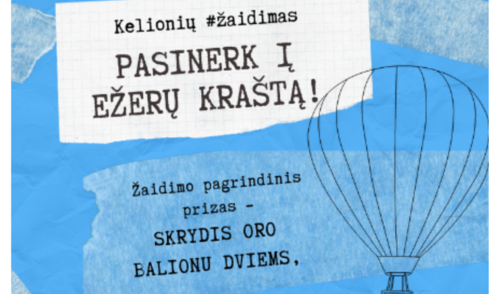 Kelionių žaidimas „Pasinerk į Ežerų kraštą“