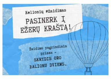Kelionių žaidimas „Pasinerk į Ežerų kraštą“