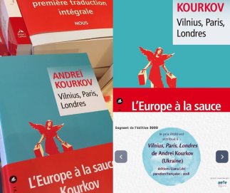 Ukrainos rašytojo A. Kurkovo romanas „Šengeno istorija“ pelnė apdovanojimą Prancūzijoje
