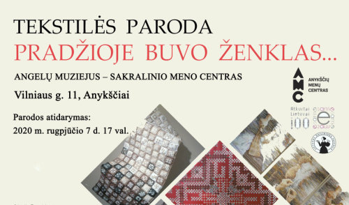 Tekstilininkų paroda "Pradžioje buvo ženklas..."