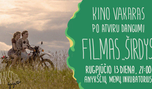 Kino vakaras po atviru dangumi