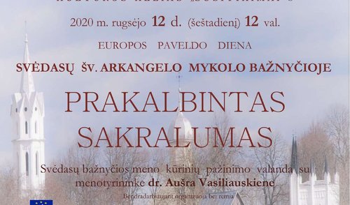 2020 metų Europos paveldo dienos rugsėjo 11 – 20 dienomis
