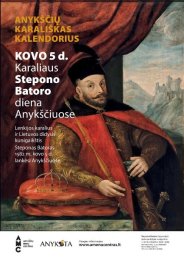 ANYKŠČIŲ KARALIŠKASIS KALENDORIUS