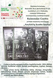 Knygos „Anykščių krašto šauliai" pristatymas