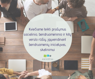 Kviečiame teikti prašymus socialinio, bendruomeninio ir kitų verslo rūšių, įgyvendinant...