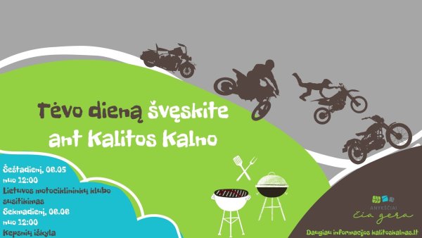 Tėvo diena Anykščiuose: pramogos ant Kalitos kalno, Super tėčio rinkimai, tradicinių amatų...