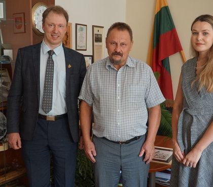 2021-07-29 Įvyko pirmasis susitikimas su VĮ „Aukštaitijos siaurasis geležinkelis“ naujuoju vadovu