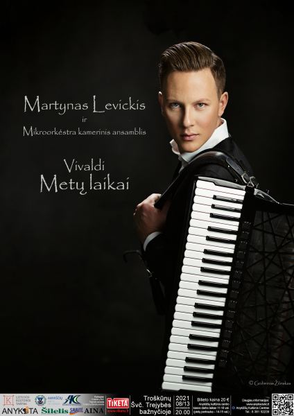 Akordeonininkas Martynas Levickis kartu su kameriniu ansambliu „Mikroorkéstra“ surengs įspūdingą...