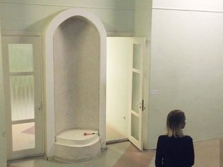 Anykščių menininkės Gabrielės Vetkinaitės autorinę parodą „Liūdnos dainos"