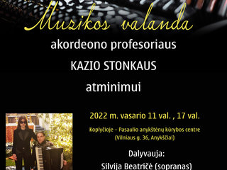 Koncertas skirtas akordeonistui prof. Kaziui Stonkui atminti