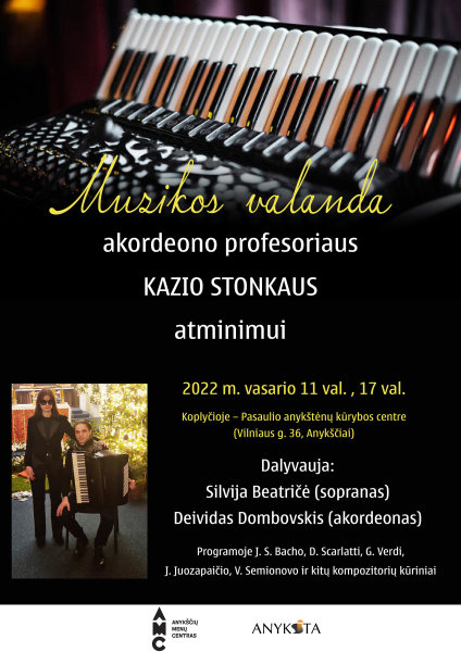 Koncertas skirtas akordeonistui prof. Kaziui Stonkui atminti