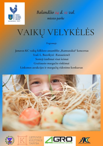 „Vaikų Velykėlių" šventė