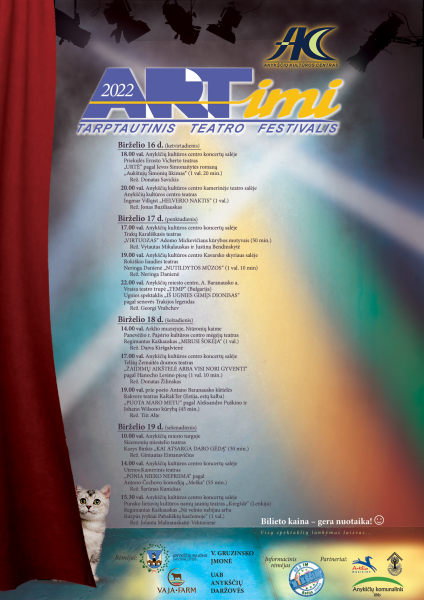 Tarptautinis teatro festivalis „Artimi"