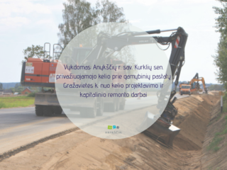 ĮGYVENDINTAS: Anykščių r. sav. Kurklių sen. privažiuojamojo kelio prie gamybinių pastatų...
