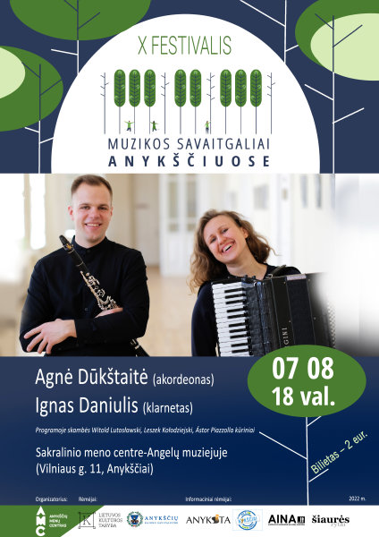 X FESTIVALIS MUZIKOS SAVAITGALIAI ANYKŠČIUOSE: