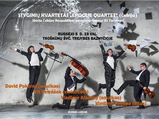 Styginių kvarteto koncertas „Epoque quartet"