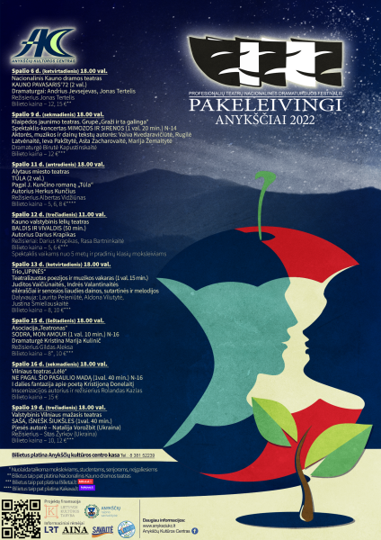 Profesionalių teatrų nacionalinės dramaturgijos festivalis "Pakeleivingi" 2022