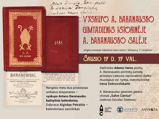 Vyskupo A. Baranausko gimtadienis istorinėje A. Baranausko salėje