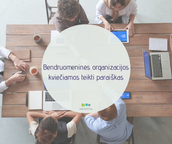 Bendruomeninės ir nevyriausybinės organizacijos kviečiamos teikti paraiškas