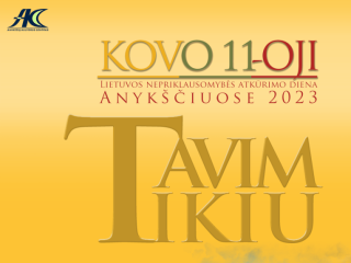 Kovo 11-osios minėjimas Anykščiuose
