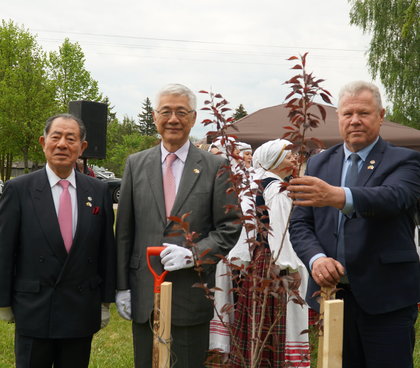 2023-05-16 Japonų ambasados Lietuvoje ambasadoriaus ir japonų sakurų asociacijos delegacijos vizitas