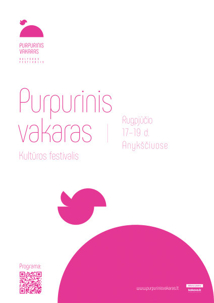16-asis kultūros festivalis „Purpurinis vakaras“ Anykščiuose