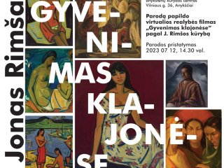 Anykščių krašto dailininko Jono Rimšos darbų paroda „Gyvenimas klajonėse“