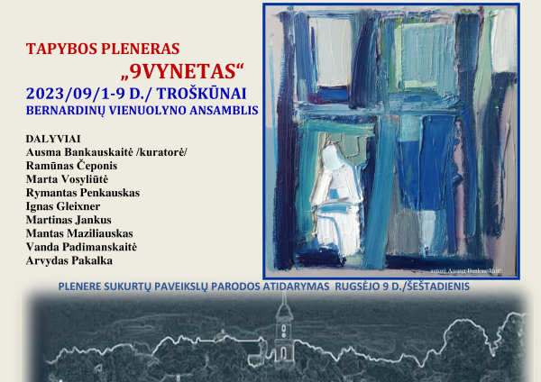 Atviras profesionalių dailininkų tapybos pleneras „9VYNETAS"