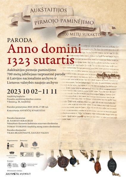 Eusteythen – taip prieš 700 metų pirmą kartą užrašyta Aukštaitija 1323 m. spalio 2 d. Taikos ir...
