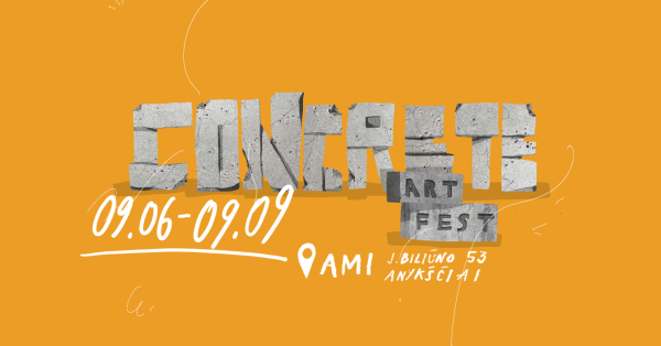 Festivalyje "CONCRETE ART FEST" bus maišomas betonas ir muzika