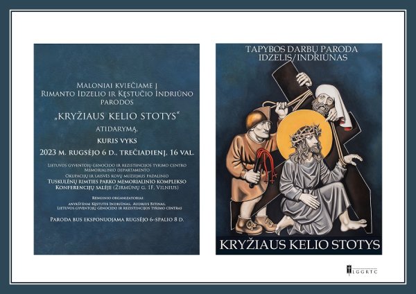 Rimanto Idzelio ir Kęstučio Indriūno parodos „KRYŽIAUS KELIO STOTYS“ atidarymas