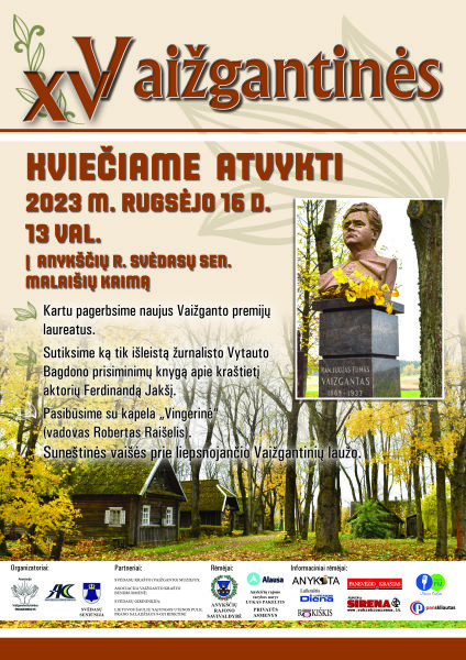 15-ųjų Vaižgantinių programa