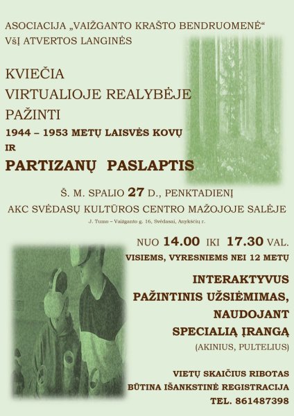Lietuvos istorijos ir pilietinio pasipriešinimo 1944-1953 m laisvės kovų ir partizanų paslaptys...