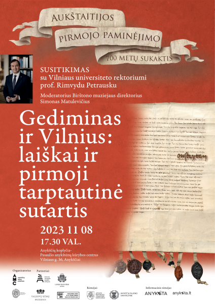 ANYKŠČIUOSE ATIDARYTOJE TARPTAUTINĖJE PARODOJE PRISTATYTAS UNIKALUS XIV AMŽIAUS ORIGINALAS IŠ...
