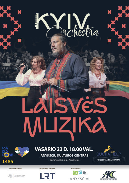 Kijevo akademinio pučiamųjų orkestro „Kyiv Orchestra“ padėkos koncertas „Laisvės muzika“...