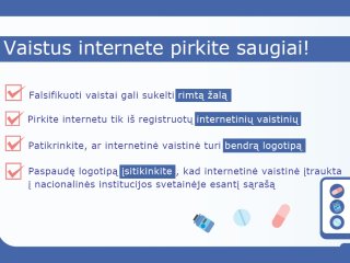 Vaistinės nereceptiniais vaistais nuo šiol gali prekiauti per interneto prekybos platformas ir...