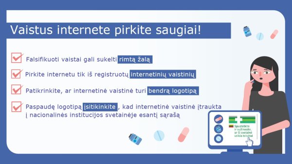 Vaistinės nereceptiniais vaistais nuo šiol gali prekiauti per interneto prekybos platformas ir...