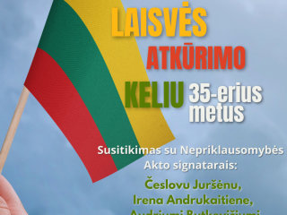 Kviečiame į išskirtinį susitikimą su Nepriklausomybės Akto signatarais!