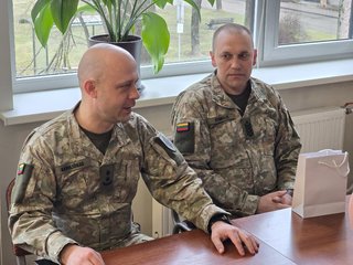 SUSITIKIMAS SU LIETUVOS KARIUOMENĖS ATSTOVAIS 