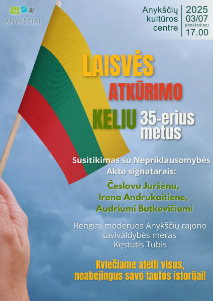 Kviečiame į išskirtinį susitikimą su Nepriklausomybės Akto signatarais!