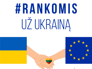 Kviečiame prisidėti prie pilietinės akcijos „Rankomis už Ukrainą“