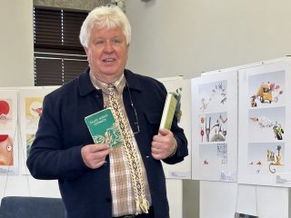 Tarptautinę vaikiškos knygos dieną Anykščiuose 100-ąją knygą pristatė Selemonas Paltanavičius