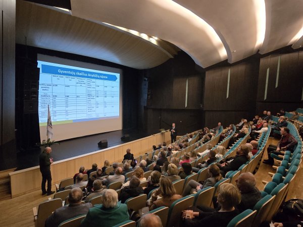 ĮVYKO BAIGIAMASIS ANYKŠČIŲ RAJONO SAVIVALDYBĖS MERO ATASKAITINIS SUSITIKIMAS SU GYVENTOJAIS