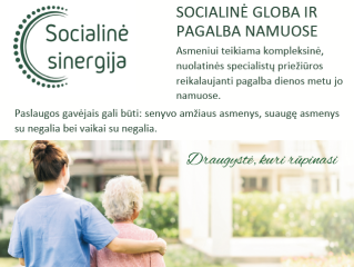 Naujas socialinių paslaugų teikėjas Anykščiuose – „Socialinė sinergija“ jau teikia pagalbą į namus