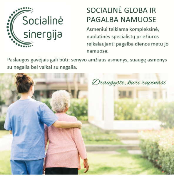 Naujas socialinių paslaugų teikėjas Anykščiuose – „Socialinė sinergija“ jau teikia pagalbą į namus