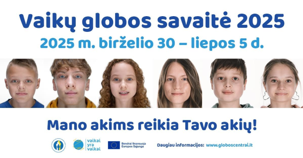 Vaikų globos savaitė Anykščiuose: būk tas, kuris mato ir padeda