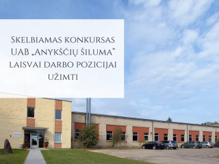 UAB „ANYKŠČIŲ ŠILUMA“ IEŠKO!