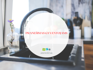 UAB „ANYKŠČIŲ ŠILUMA” PRANEŠIMAS GYVENTOJAMS  DĖL KARŠTO VANDENS SISTEMOS TERMINĖS DEZINFEKCIJOS...